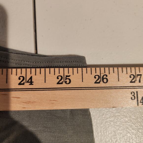 LOGO By Lori Goldstein Green Lace Swiss Dot Tank Top Size 3X Flowy Beach Coastal - Picture 8 of 11